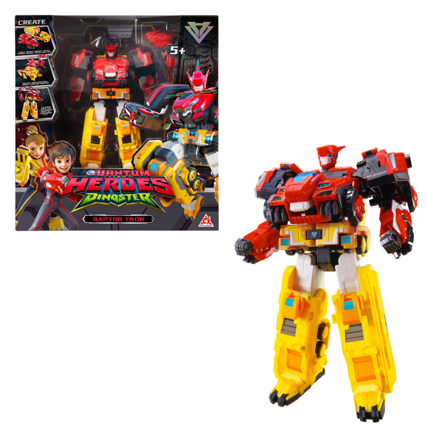  Mega-transformer 4-in-1 Raptor Throne with 3 game modes 